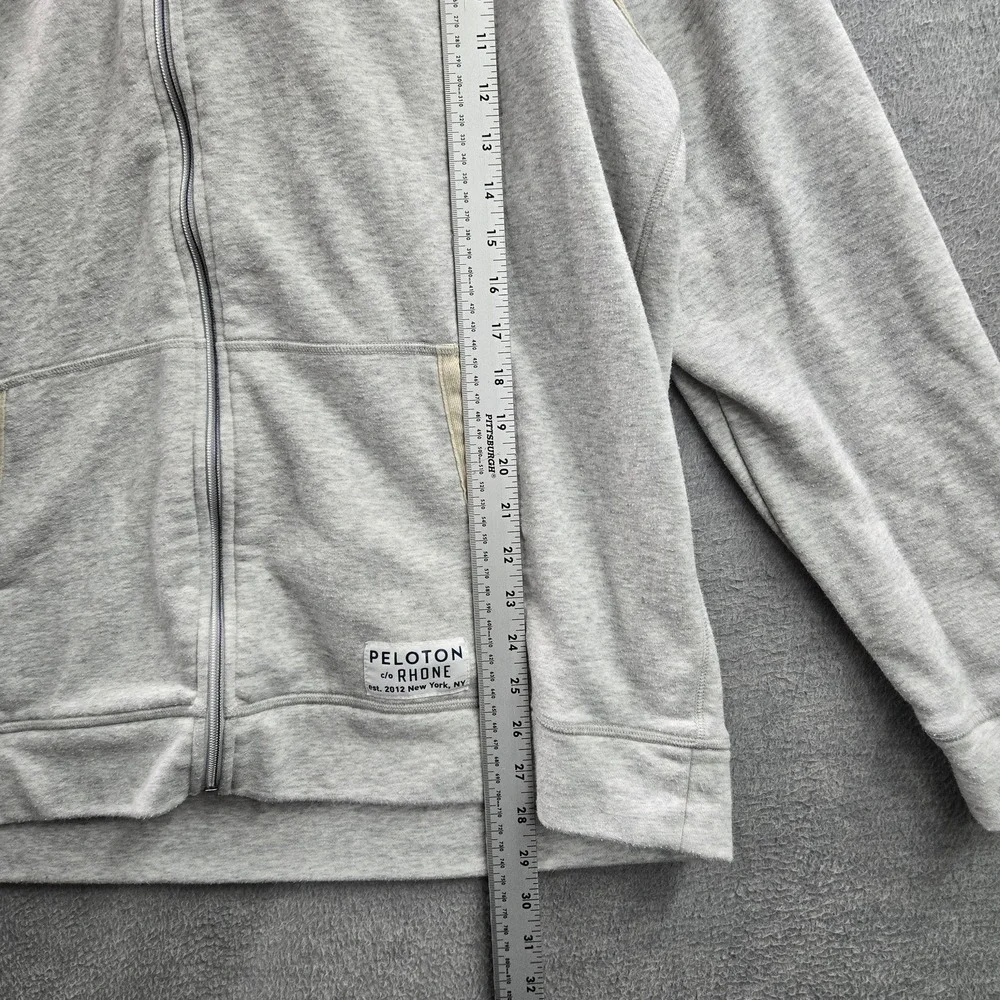 Rhone‎ X Peloton Men Hoodie XL Gray Logo Embroidery Graphic Print